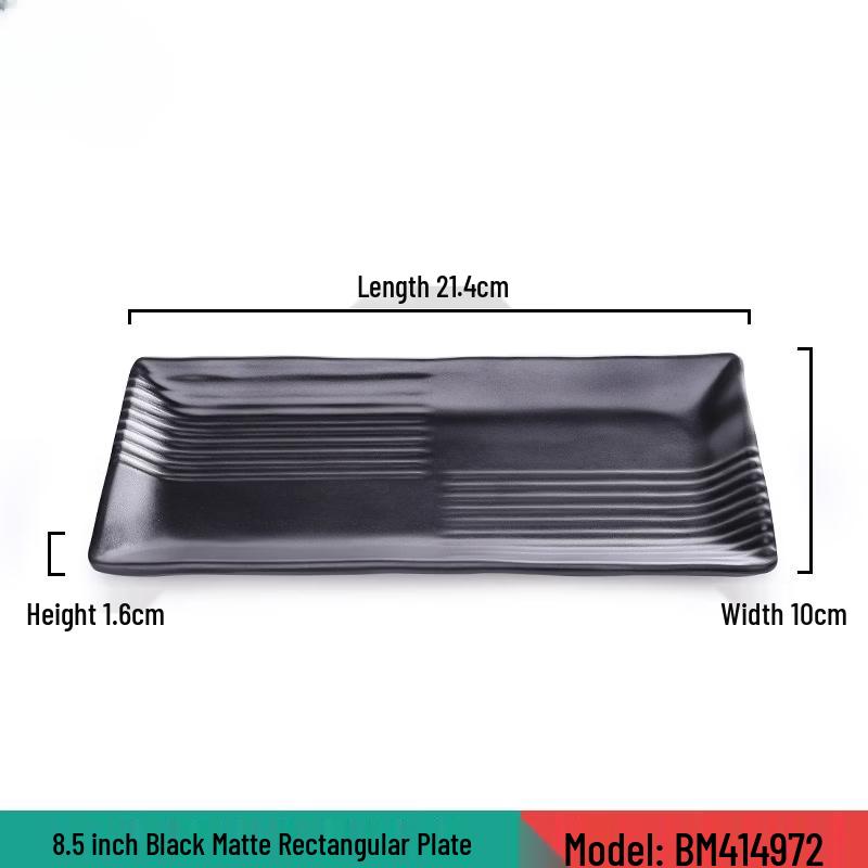 Commercial Rectangular Melamine Serving Plate