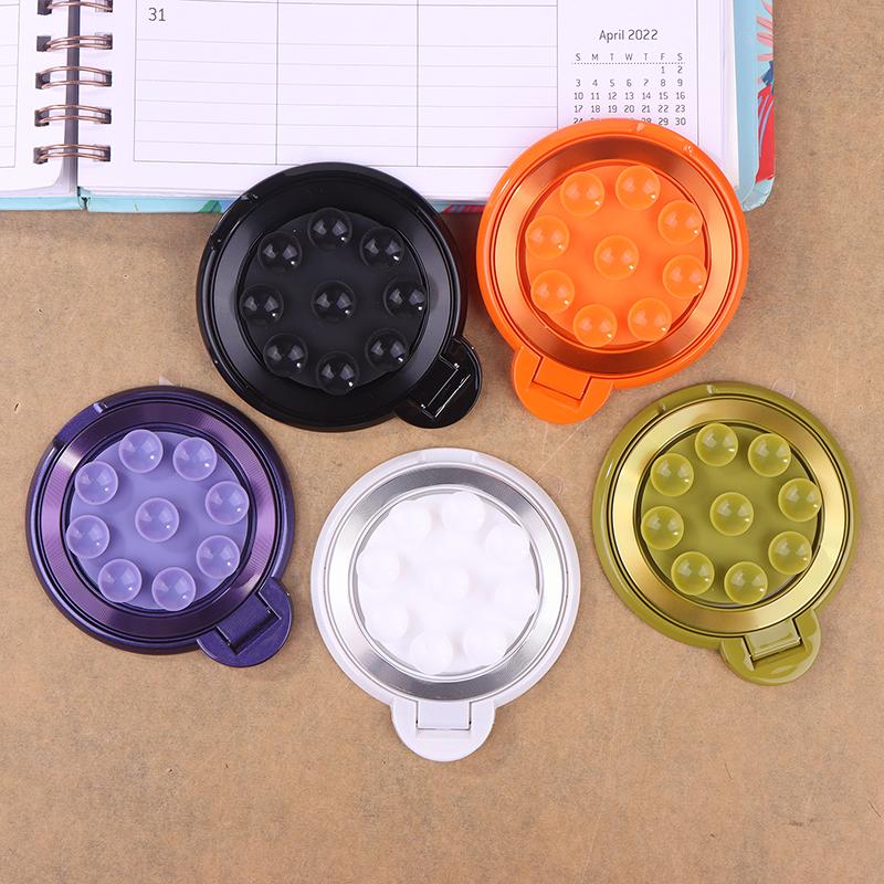 Anti-Slip Magnetic Suction Cup Phone Mount Ultra-Slim Silicone Phone Ring Holder With Strong Suction Cup Desktop & Car Mount