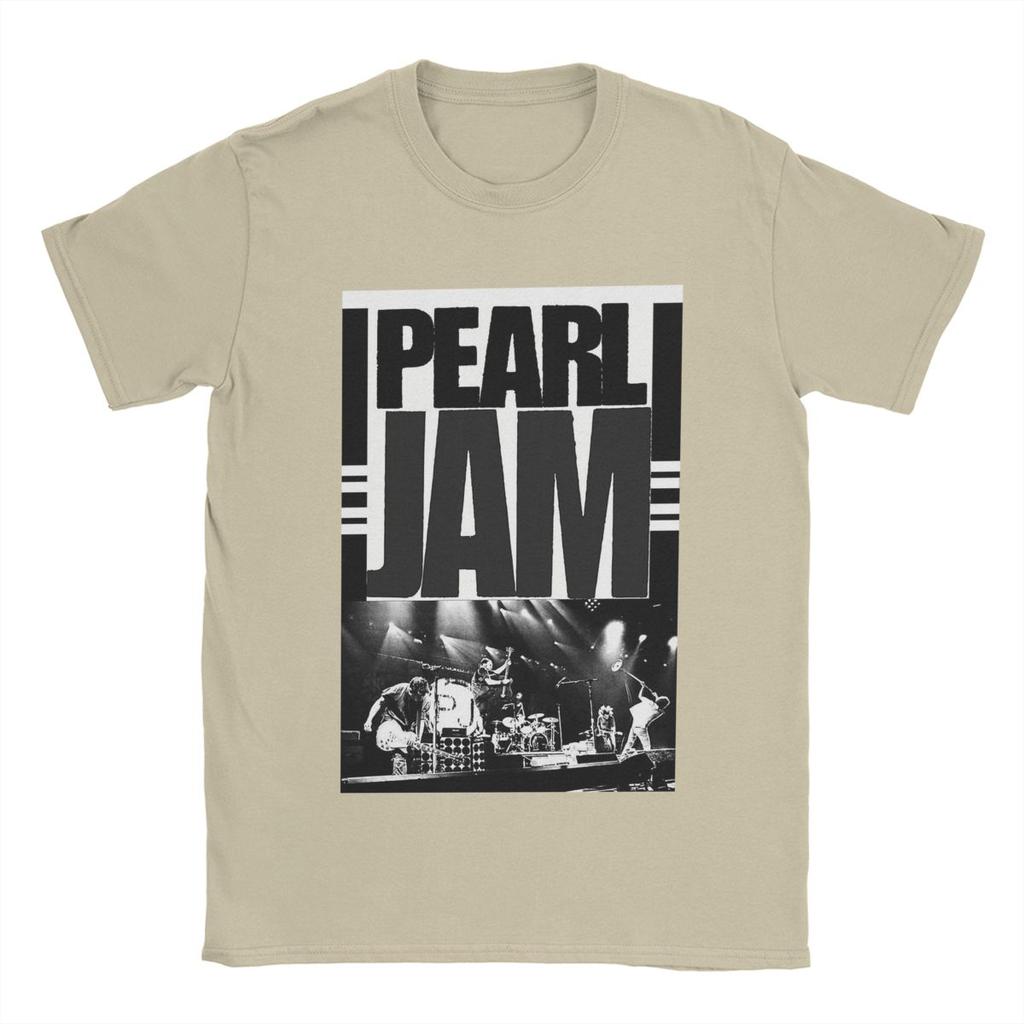 Pánská trička Pearl Jam Bavlněná trička Novinka Krátký rukáv Kulatý výstřih Grafická trička