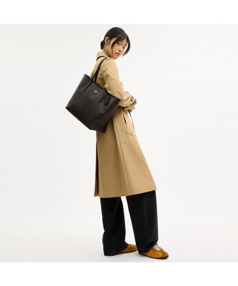 Coach City Tote Bag In Signature Canvas Cv976 Imxaq