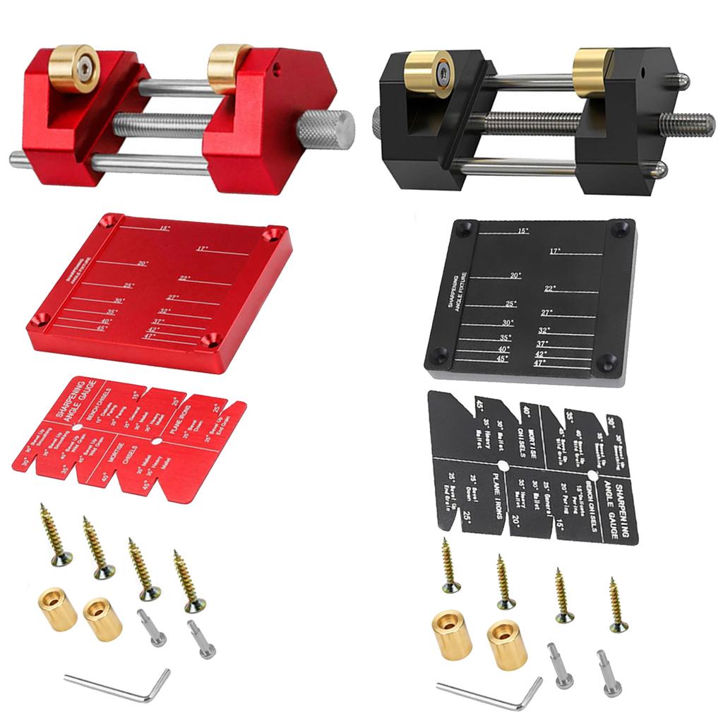 Honing Guide Tool 0-70mm Sharpening Range Sharpening Holder Guide 15 To 45 Degree Angle Fixture for Woodworking Chisel and Plane