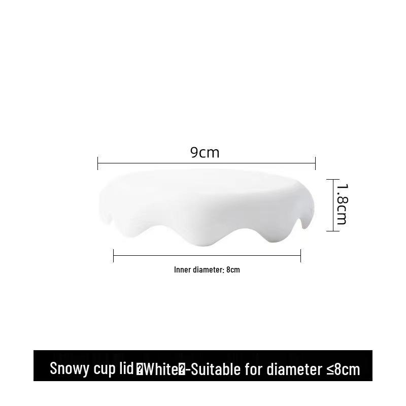 Silicone Mug Lid: Universal Dustproof, Leakproof, Anti-Scald, Heat Insulation Coaster.