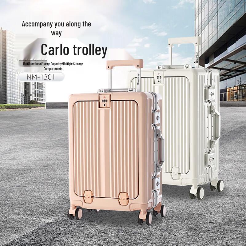 Lingpan Master Front-Opening Carry-On Luggage