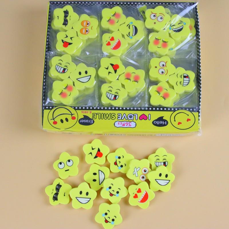 Adorable Star Eraser for Kids - Cartoon Stationery Gift for Elementary Students