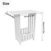 Narrow End Table 23 Tier Design for Books and Decorative Items Storage