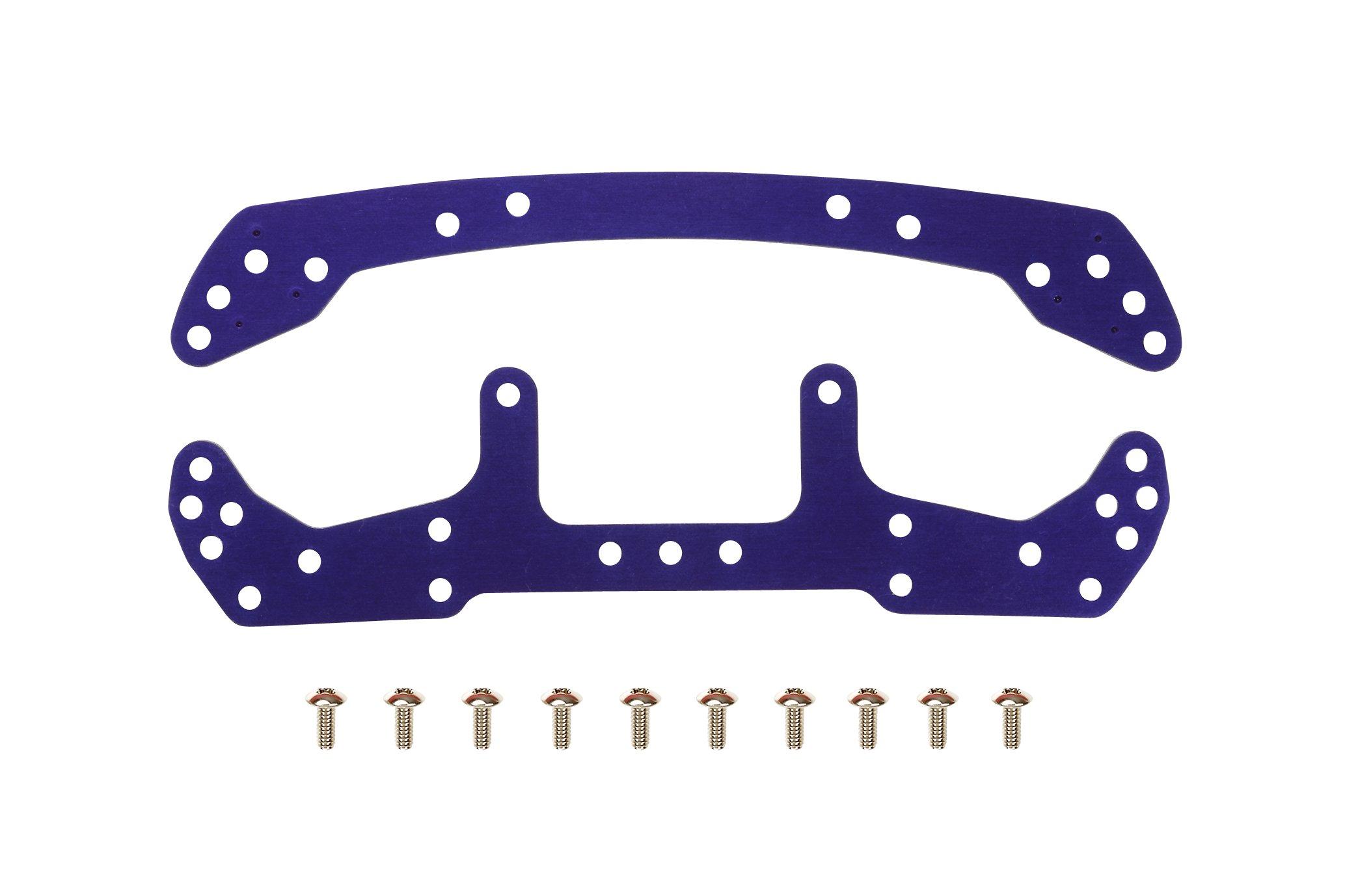 

Tamiya Mini 4WD Limited Series Duralumin Wide Stay 95051 F/R (Violet)