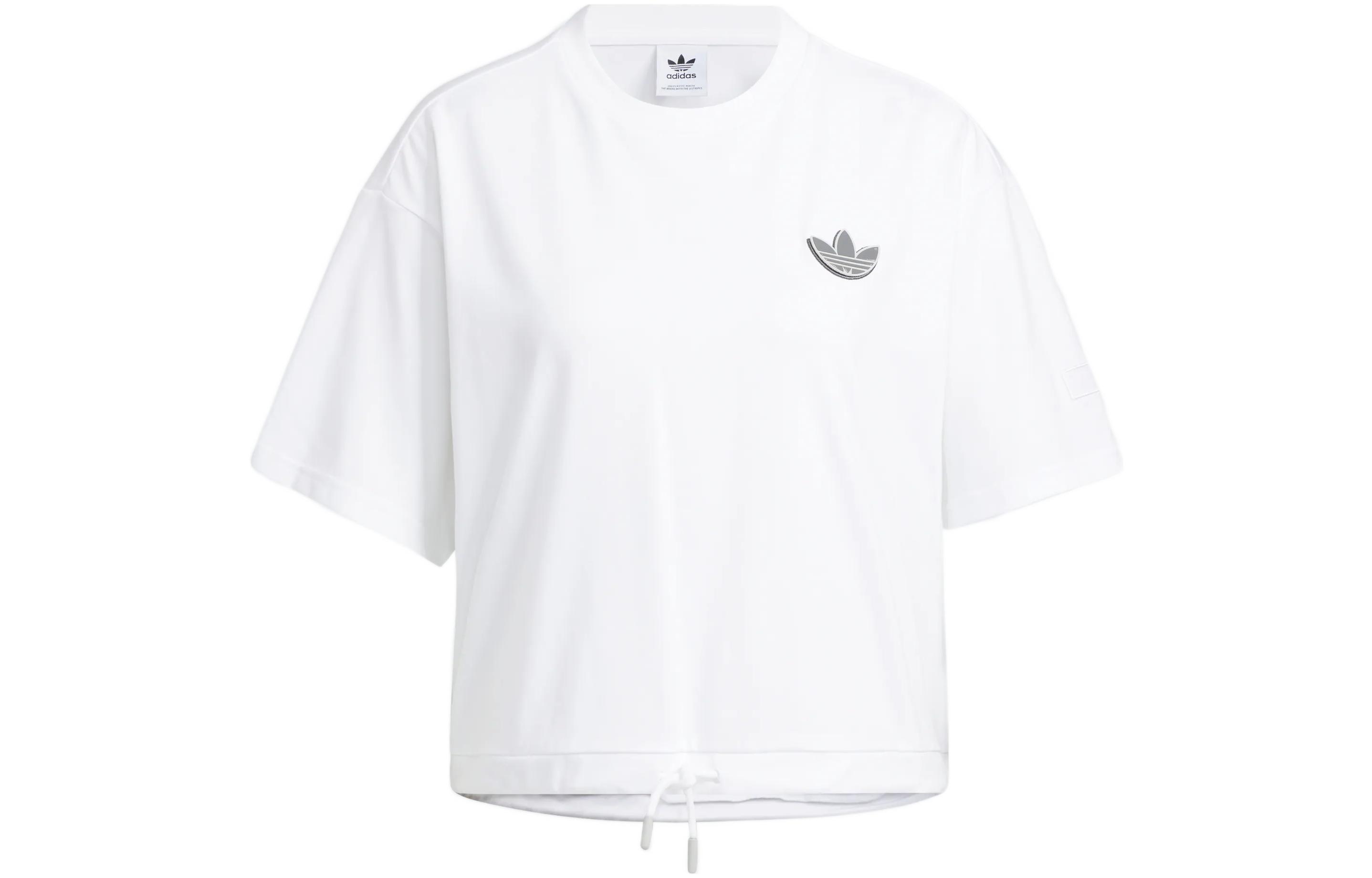Adidas Originals ADICOLOR T Shirts Women s White Crew Neck Moderate HS1920 M