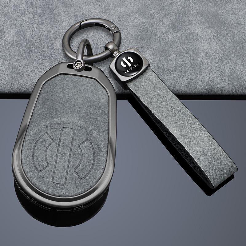 2023 HiPhi Z & Y Key Case: High-End Metal Key Holder with Creative Bag Clip for Men