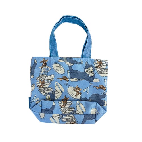 Marushin Tom and Jerry Catch Me Lunch Bag with Gobelin Weave, Perfect Gift for Birthdays and Small Items, 4105040700