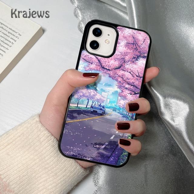 Anime Natural Landscape soft Phone Case Cover For iPhone 17 Air 16 15 14 plus 12 13 pro max coque Shell Fundas