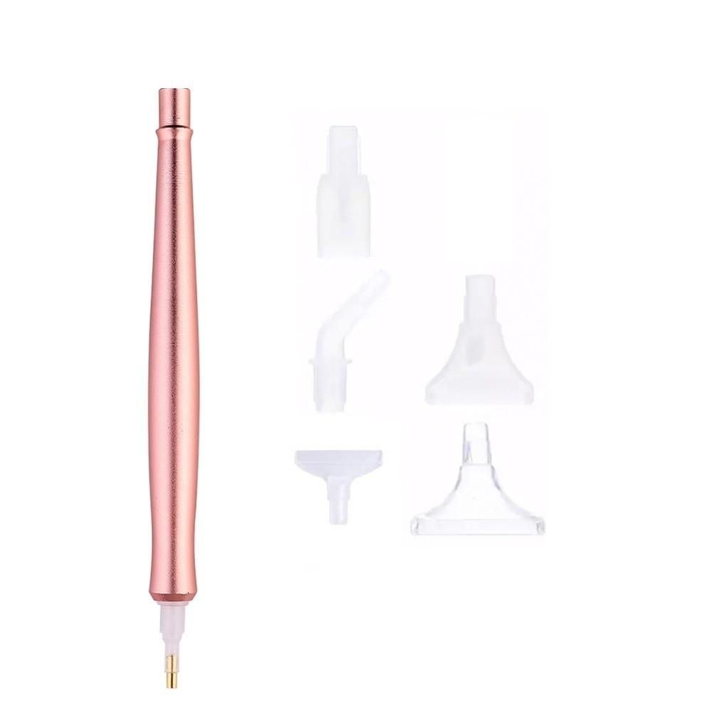 Handmade Alloy Crystal Point Drills Round Square Diamonds Electric Diamond Art Pen  DIY Projects