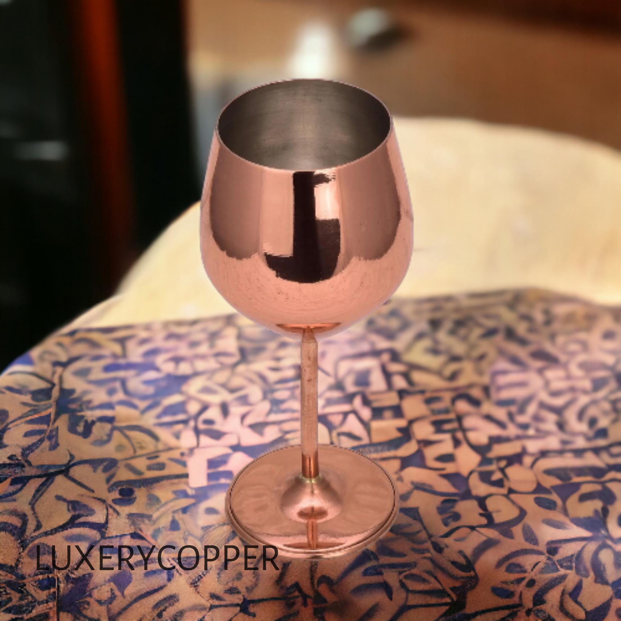 

Premium Collection Şahım Gall Copper Wine Glass 500ML Set of 2