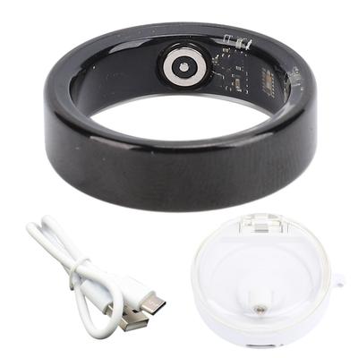 Smart Ring Health Tracker Aluminum Alloy Sleep Monitoring Wearable Smart Ring with APP Charging