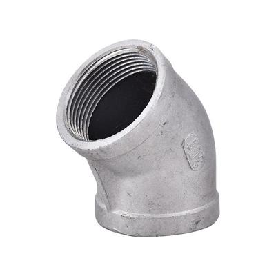 304 Stainless Steel 45-Degree Female Threaded Elbow Connector