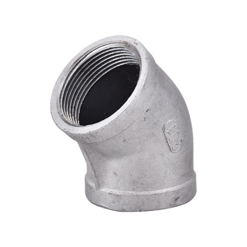 304 Stainless Steel 45-Degree Female Threaded Elbow Connector