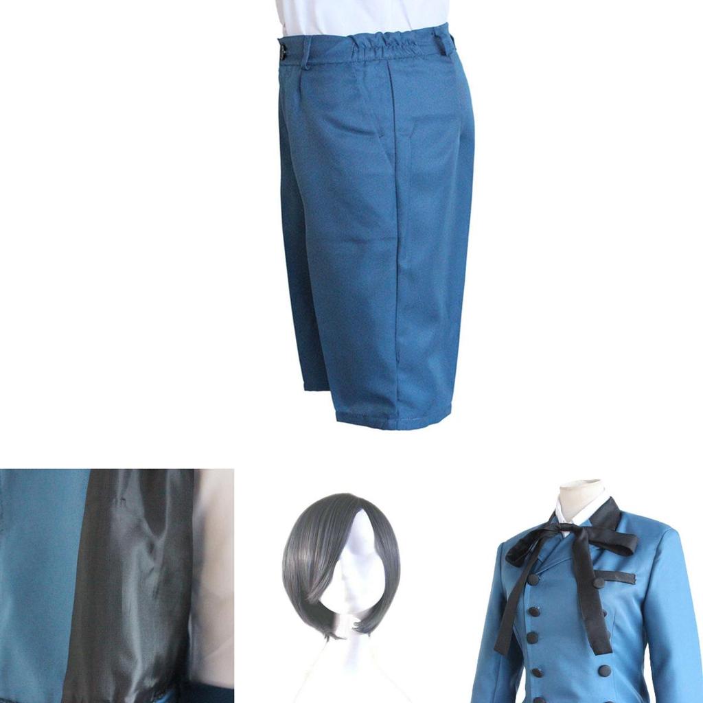 Stunning Black Butler Ciel Phantomhive Cosplay Costume Set With Exquisite Workmanship For Theme Parties
