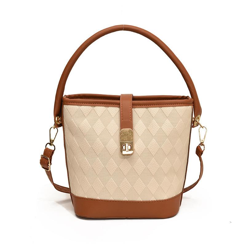 Fashionable Bucket Bag For Women 2024 Summer New Simple Casual Single Shoulder Bag