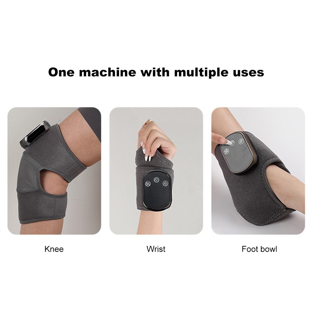 Foot Heat Massager Hot Compresses Vibration Massager Breathable Type-C Charging Foot and Ankle Joint Hot Compress Protection