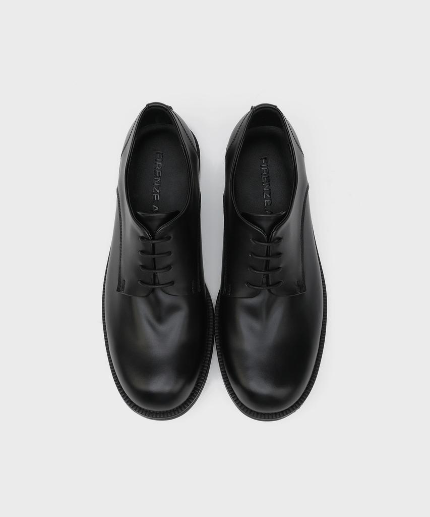 Firenze Atelier [Vibram] Contemporary Wrinkle Derby 1600 [Black Fg]