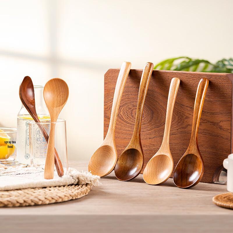 LeleJia Long-handled Wooden Spoon