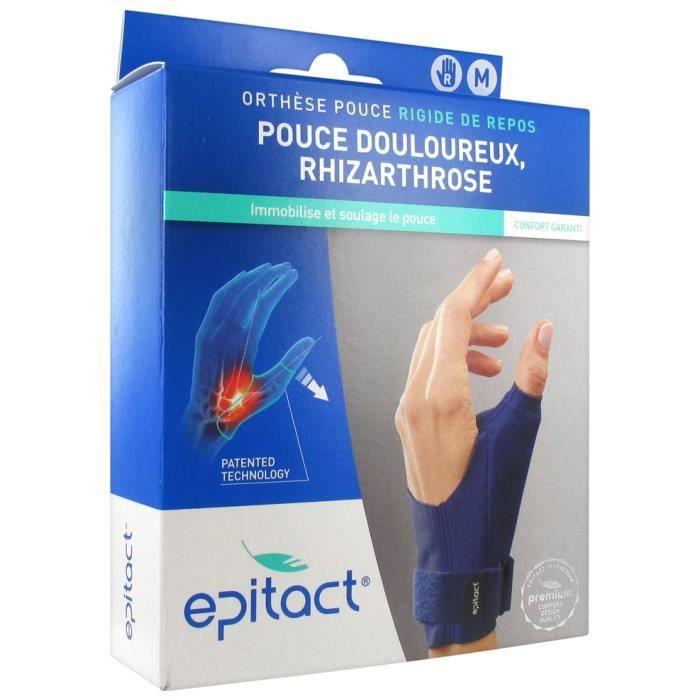 Orthèses-EPITACT Orthèse Rigide de Repos Pouce Droit Taille M (Taille : M)