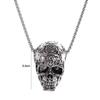 Stainless Steel Skull Necklace Women Jewelry Accessories Men's Neck Chains Skeleton Pendant Choker