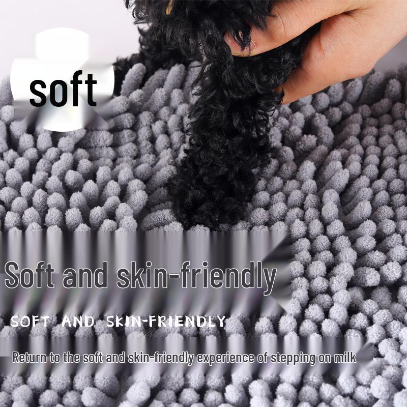 Microfiber Quick-Dry Pet Towel - Chenille for Dogs & Cats