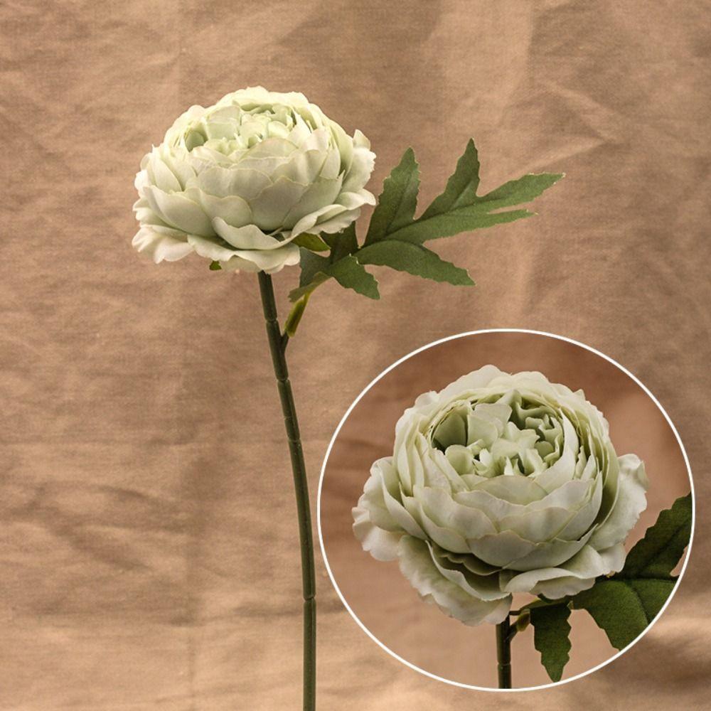 Handmade Artificial Paeonia Flowers Elegant Simulation Peony Bouquet  Living Room Decoration
