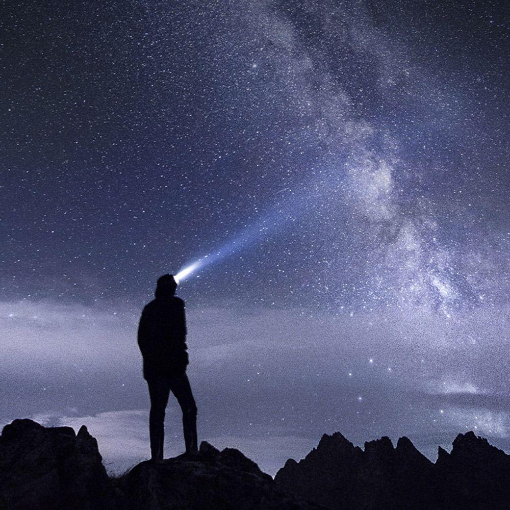 COB Side Light Camping Lantern Rechargeable Outdoor Emergency Lights LED Flashlight Camping