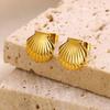 Shell Zirconia Bracelet for Women Waterproof Non-Tarnish Stainless Steel Adjustable Summer Beach Fashion Jewelry