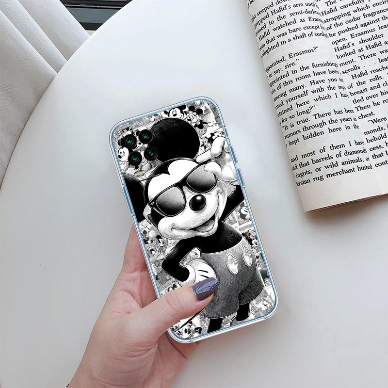 Mickey Minnie Mouse Transparent Phone Case for Motorola Moto G7 G8 G9 G84 G85 G73 G24 G15 Z2 Play Power Plus