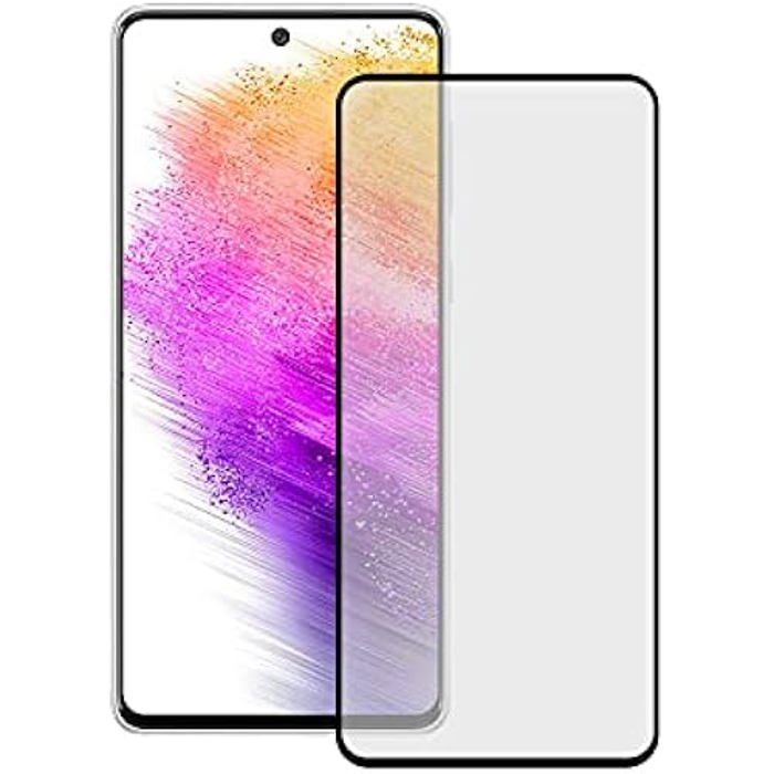 Film de protection d'écran - KSIX - Galaxy A54 - Verre trempé 9H - Épaisseur 0,3 mm - Noir
