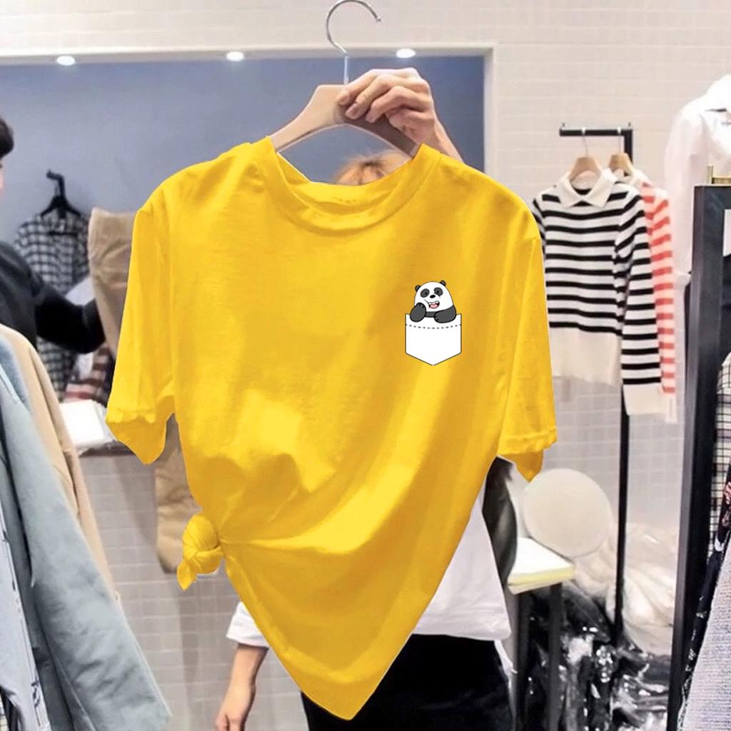 Cotton Unisex T Shirt for Women Korean Fashion Loose Teen Oversized Plus Size Tops On Sale Printed Graphic Os