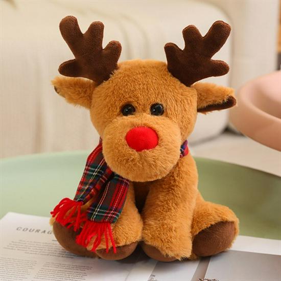Reindeer Plush Toy - Christmas & Birthday Gift for Girlfriend, Stuffed Animal Pillow