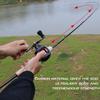 Kastestangsnellekombinasjoner 2,1M/2,4M karbonfiskestang og 17+1BB 7.1:1 Baitcasting-snelle sjøstangsnelle