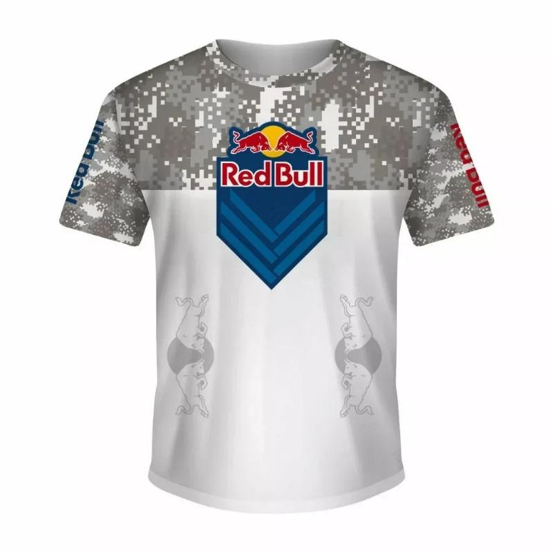 

Red Bull Racing Men s T-shirt Oversized New T-shirt 3D Printed Children s Red Bull Short Sleeve Motorcycle Men s T-shirt 6XL