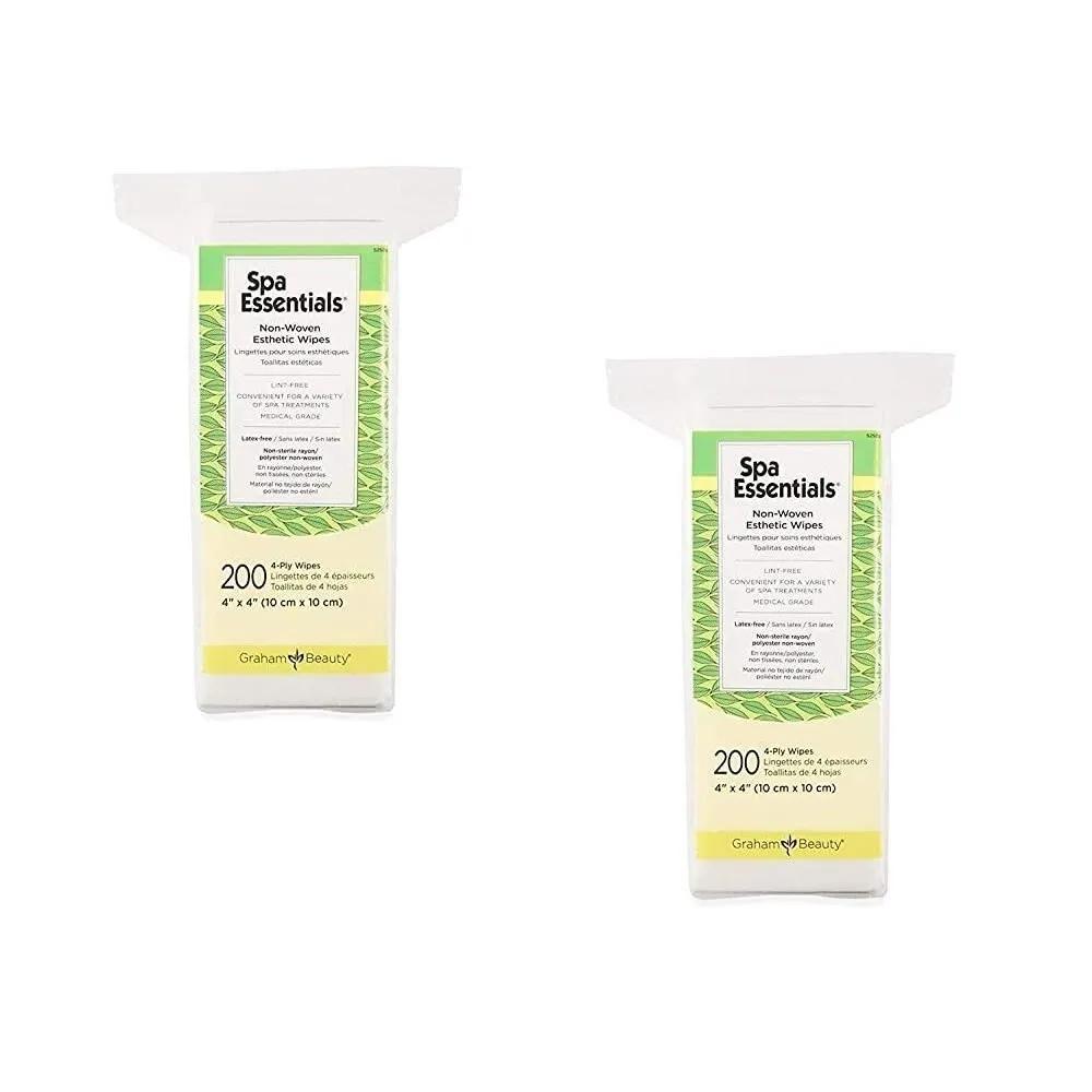 

Graham Spa Essentials Non-woven Aesthetic Wet Wipes 4 x 200 Pieces 2 Packs