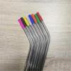 Food Grade Teeth Protector Tip Reusable Straws Cap Straw Sleeve Drinking Straw Silicone Cover