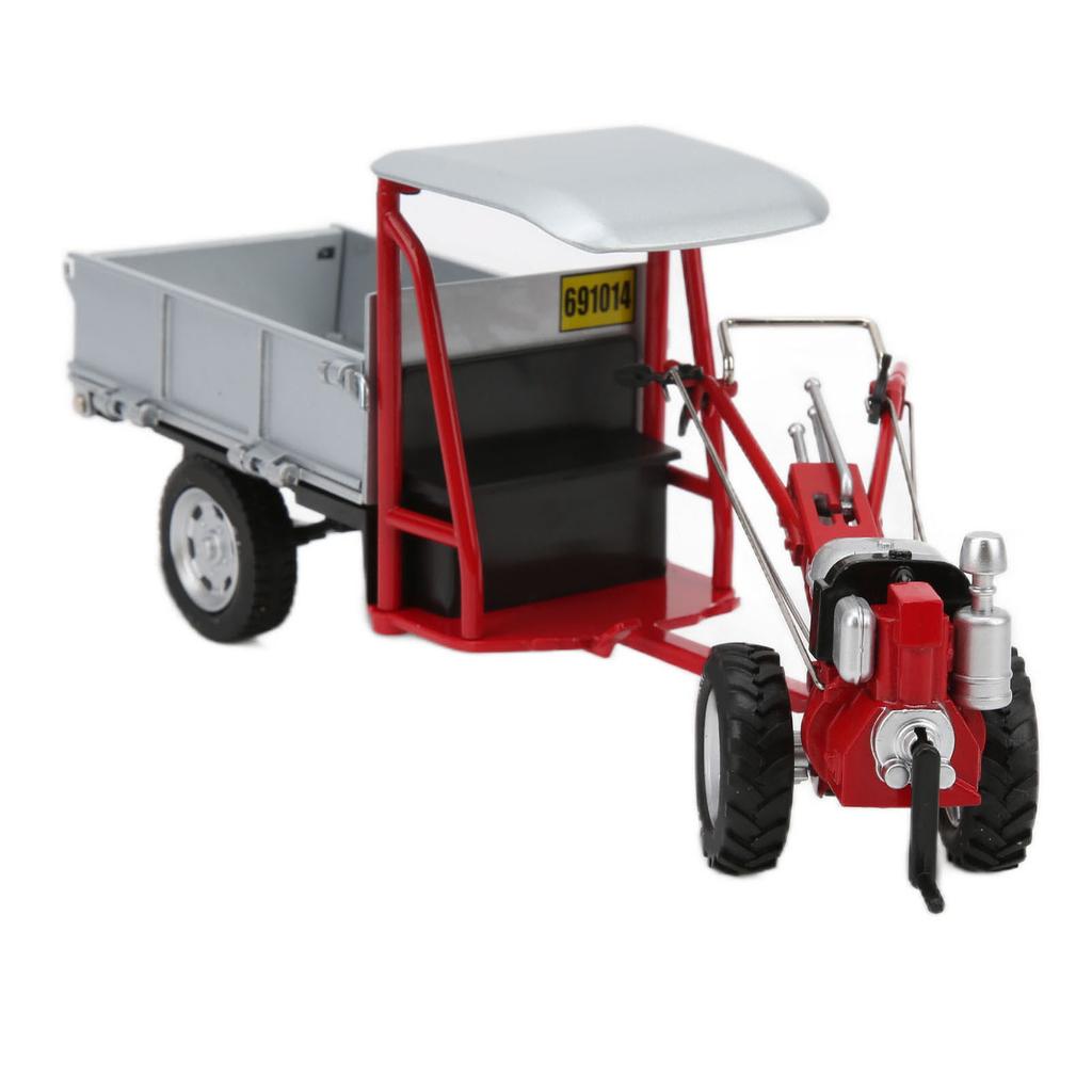 1Celsius16 Simulation Agriculture Walking Tractor Alloy Static Agricultural Tractor Model Toy for Children