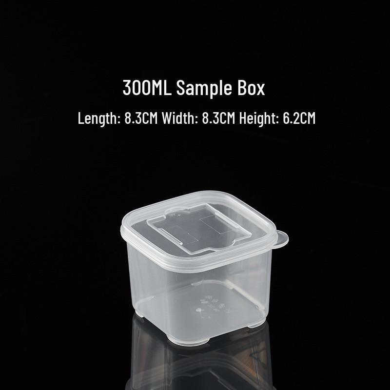Square Food Storage Box for Kitchen and Canteen Sample Retention