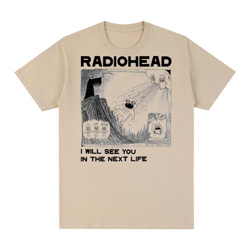 radiohead Vintage tshirt Rock Band Camisetas Clothing Cotton Unisex T shirt New TEE TSHIRT Womens tops