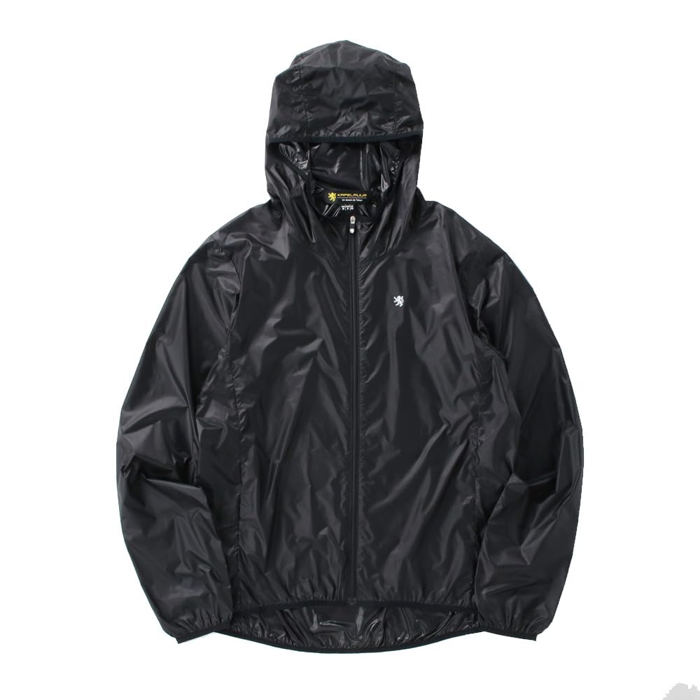 

Ветровка Kapelmuur Cycling, размер L, ветрозащитная, легкая, водоотталкивающая, компактно складывающаяся, черная, чёрный