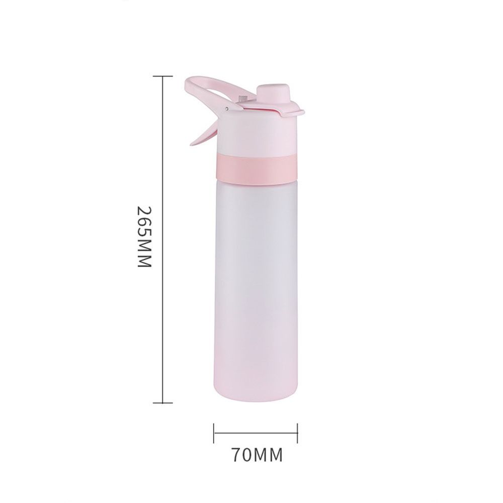 Portable 650ml Water Cup Spray Large Capacity Water Bottle Sports Water Cup