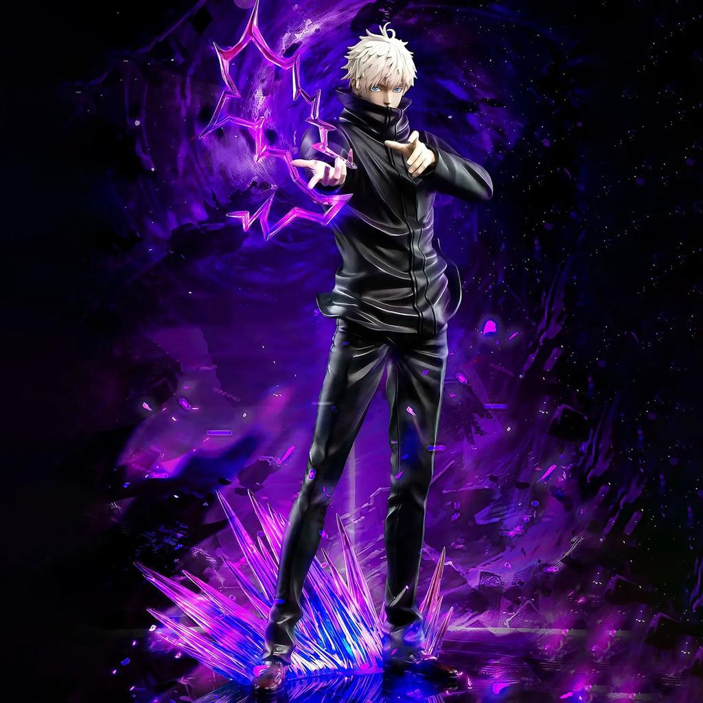 31cm Jujutsu Kaisen Figures Satoru Gojo Anime Figure Pvc Model Statue Doll Desk Ornaments Collection Toys Gift Decoration