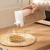Kitchen Transparent Sealed Jar Plastic Household Cereals Grains Storage Box Hermetic Cans Organizer Bulk Classified Container