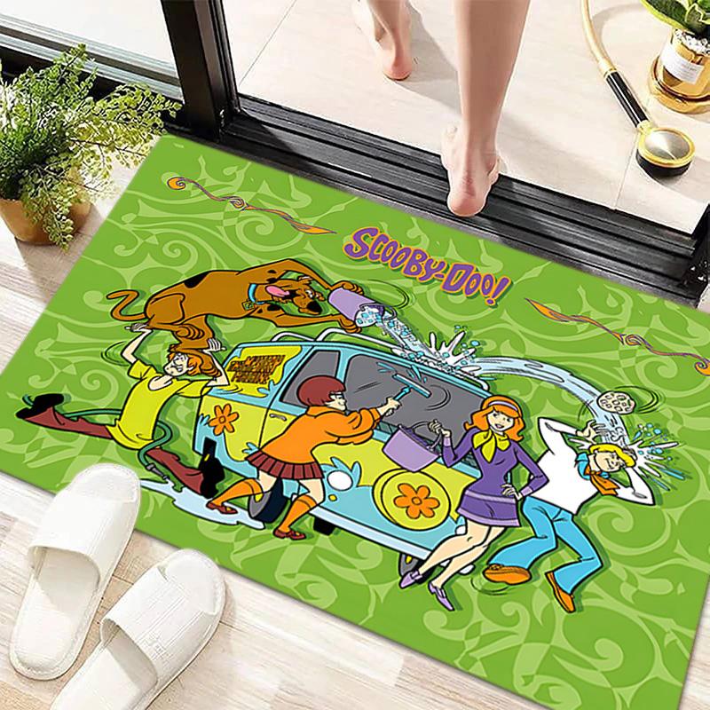Halloween Cartoon Comedy Adventure Movie Scooby-Doo Carpet Is Suitable for Living Room and Bedroom Doormats Office Balcony Decorative Carpet V6