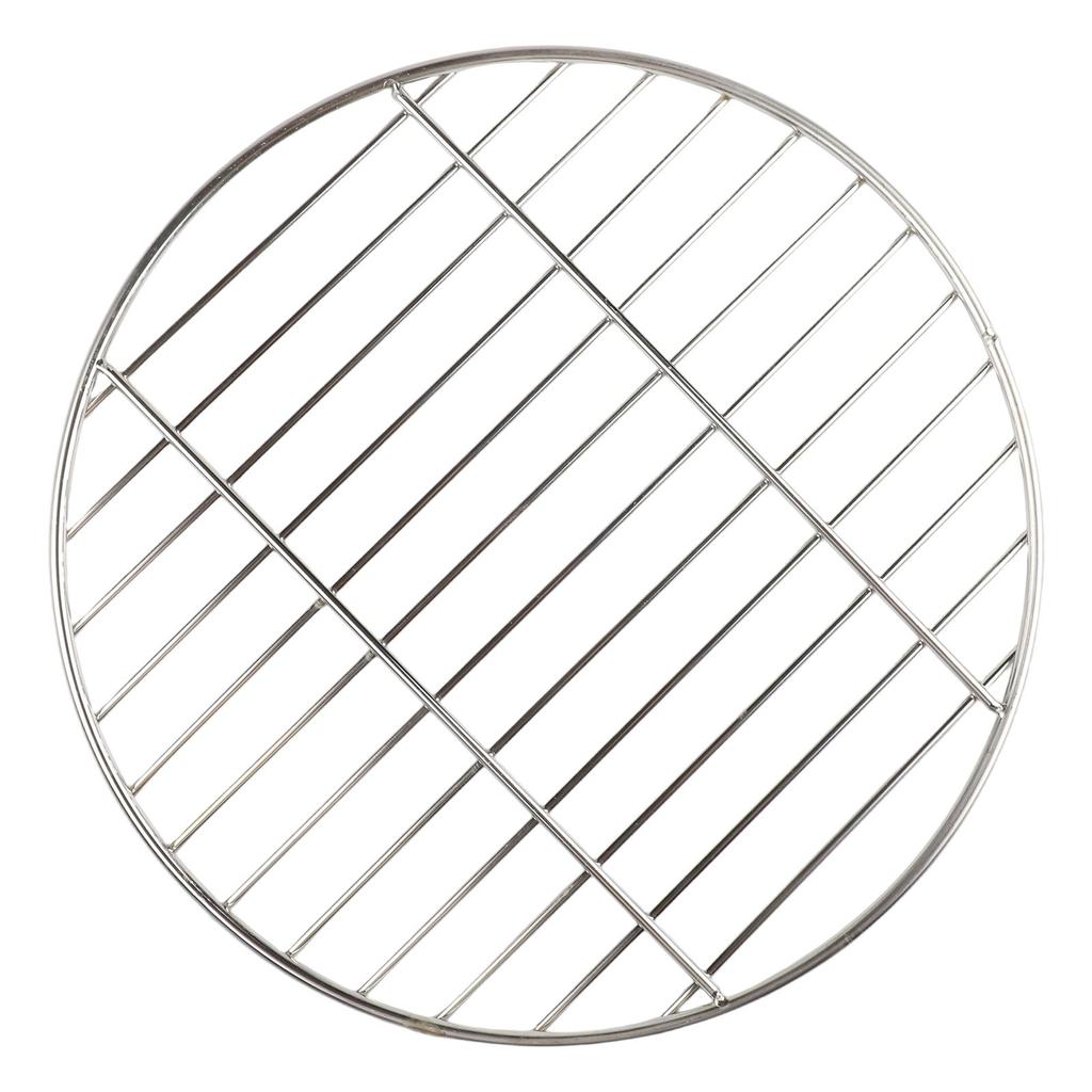 Round Stainless Steel Barbecue Grill Net for Outdoor Cooking 30cm 35cm 40cm