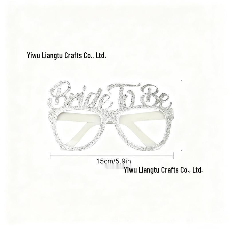 10 Sparkling Bride Glasses - 'Bride To Be' & 'Team Bride'