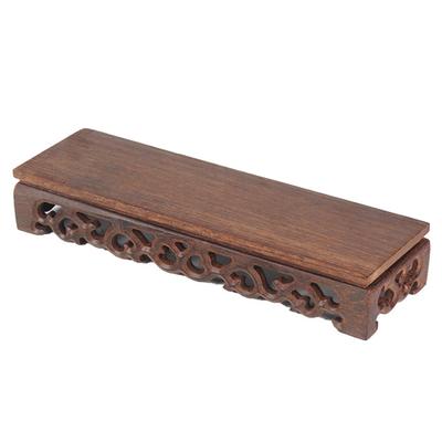 Coffee Tea Sets Pedestal Standing Flower Base Bonsai Plant Holder Miniature Wood Bases Figurine Vase Display Stand