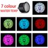 Universal 2"52mm Car Water Temp Temperature Gauge Digital 7-Colors LED Display